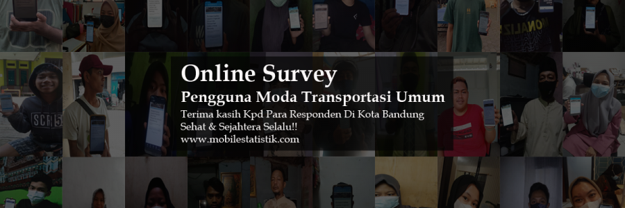 Online Survey Travel Behavior Warga Kota Bandung