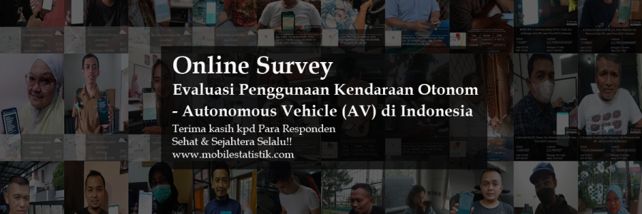 Online Survey Evaluasi Penggunaan Mobil  Otonom (AV)