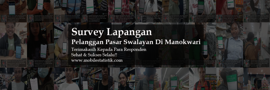 Sebar Kuesioner Pelanggan Pasar Swalayan Di Manokwari, Papua Barat