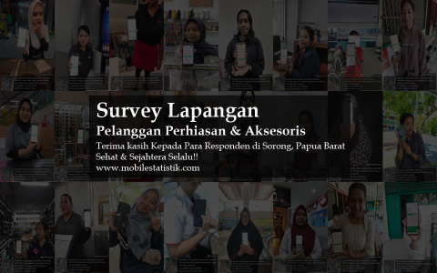 Sebar Kuesioner Pelanggan Perhiasan dan Aksesoris Wanita di Kota Sorong, Papua Barat Daya
