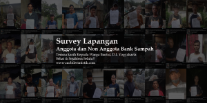 Sebar kuesioner, Bank Sampah